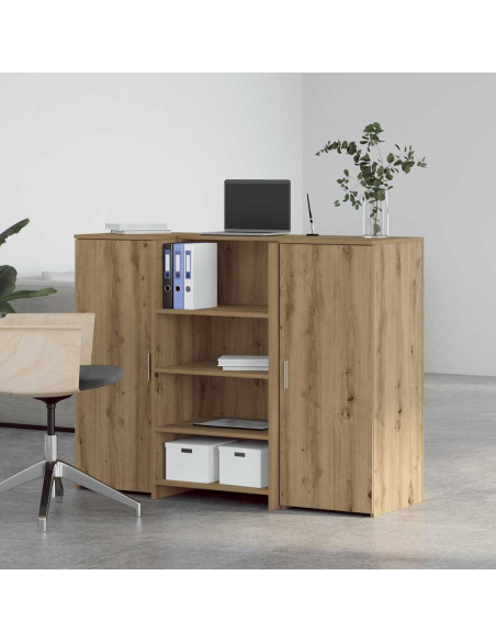 Banco Reception Rovere Artigianale 135x50x103,5cm in Truciolato