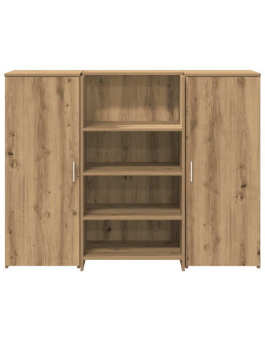 Banco Reception Rovere Artigianale 135x50x103,5cm in Truciolato