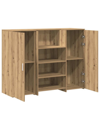 Banco Reception Rovere Artigianale 135x50x103,5cm in Truciolato