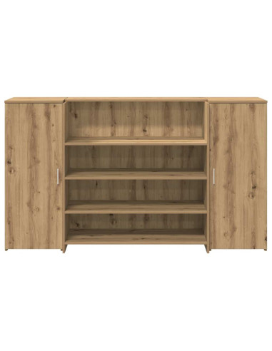 Banco Reception Rovere Artigianale 180x50x103,5cm in Truciolato