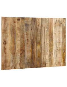 Testiera 120 cm in Legno Massello di Mango Grezzo