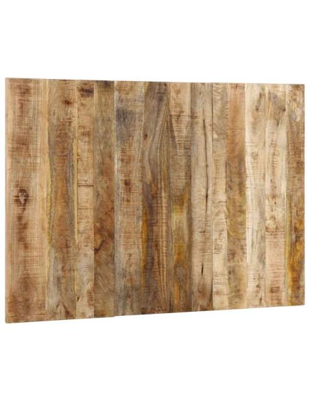 Testiera 120 cm in Legno Massello di Mango Grezzo