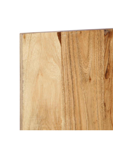 Testiera 140 cm in Legno Massello di Acacia