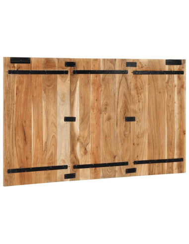 Testiera 140 cm in Legno Massello di Acacia