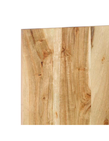 Testiera 140 cm in Legno Massello di Acacia