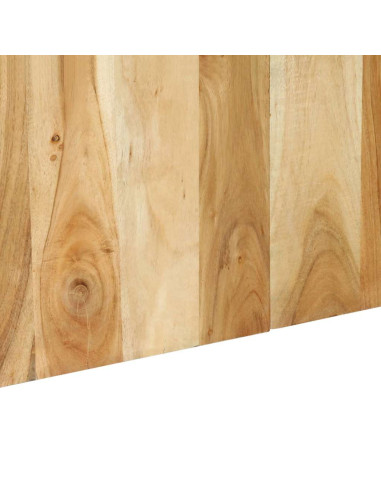Testiera 140 cm in Legno Massello di Acacia