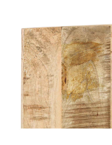 Testiera 160 cm in Legno Massello di Mango Grezzo