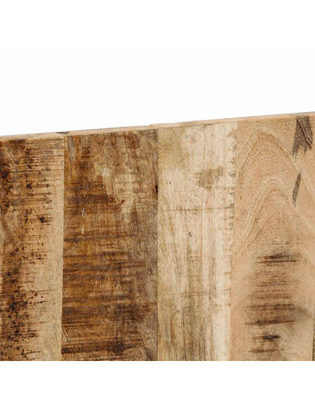 Testiera 160 cm in Legno Massello di Mango Grezzo