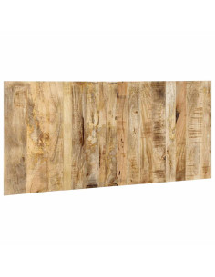 Testiera 180 cm in Legno Massello di Mango Grezzo