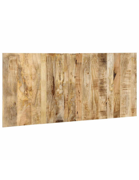 Testiera 180 cm in Legno Massello di Mango Grezzo