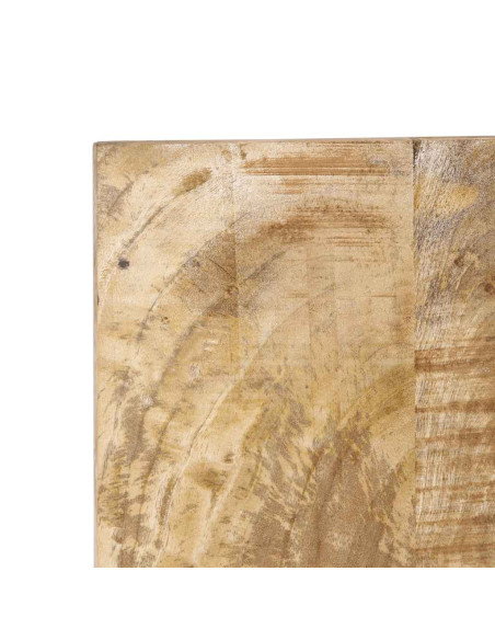 Testiera 180 cm in Legno Massello di Mango Grezzo