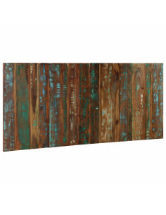 Testiera Multicolore 180 cm in Legno Massello Recupero