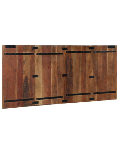 Testiera Multicolore 180 cm in Legno Massello Recupero