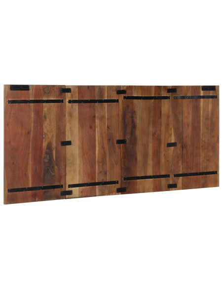 Testiera Multicolore 180 cm in Legno Massello Recupero