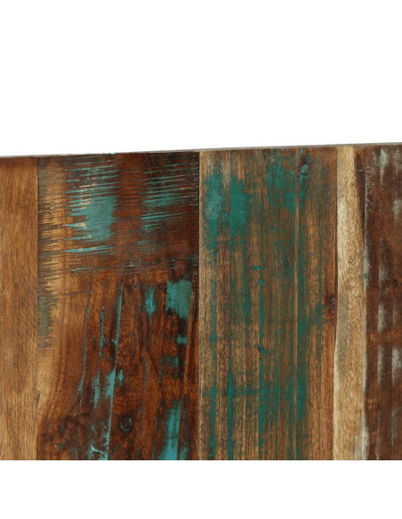 Testiera Multicolore 180 cm in Legno Massello Recupero