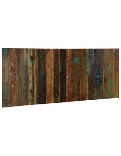 Testiera Multicolore 200 cm in Legno Massello Recupero