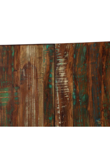 Testiera Multicolore 200 cm in Legno Massello Recupero