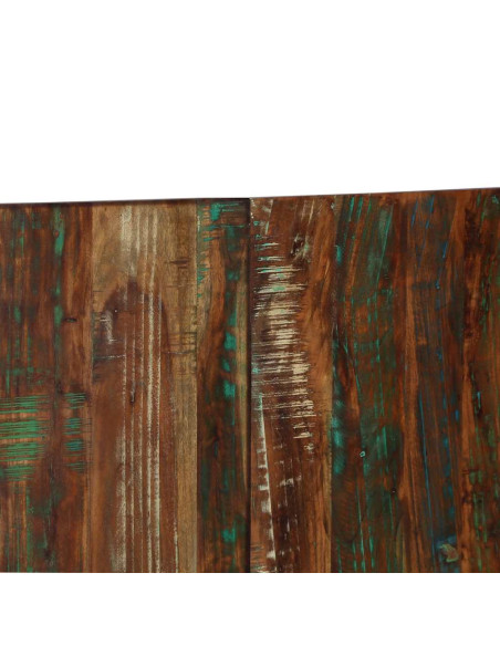 Testiera Multicolore 200 cm in Legno Massello Recupero