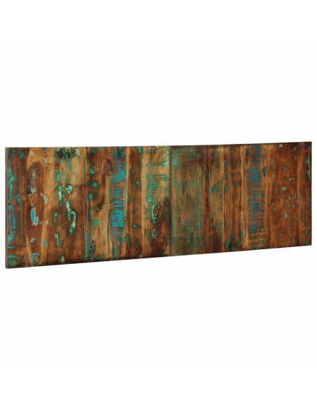 Testiera Multicolore 160 cm in Legno Massello Recupero