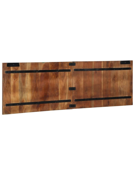 Testiera Multicolore 160 cm in Legno Massello Recupero