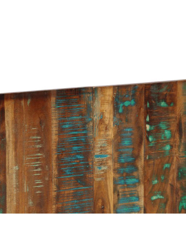 Testiera Multicolore 160 cm in Legno Massello Recupero