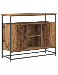 Credenza Legno vecchio 100 x 35 x 80 cm Legno multistrato 2