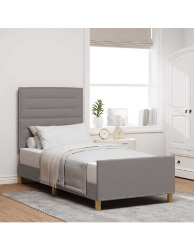 Struttura del letto con testiera Talpa 100 x 200 cm Tessuto