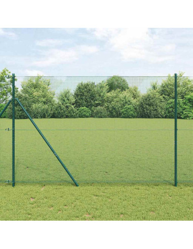 Palo della recinzione Verde 25 x 1,5 m (12 x 12 mm mesh)