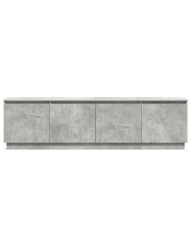 Mobile TV Grigio cemento 180 x 38 x 49 cm Legno multistrato