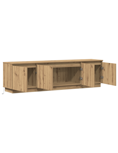 Mobile TV Rovere artigianale 180 x 38 x 49 cm Legno multistrato