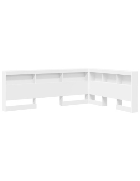 Testata contenitore Bianco 140 cm Legno multistrato
