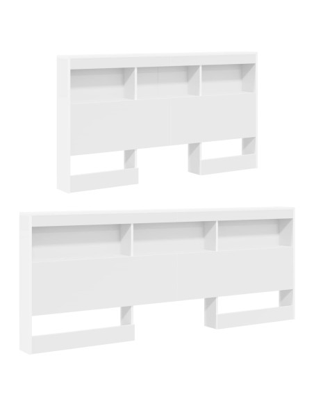 Testata contenitore Bianco 140 cm Legno multistrato
