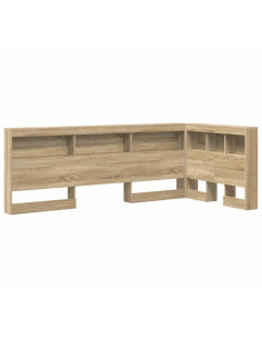 Testata contenitore Rovere Sonoma 90 cm Legno multistrato 2