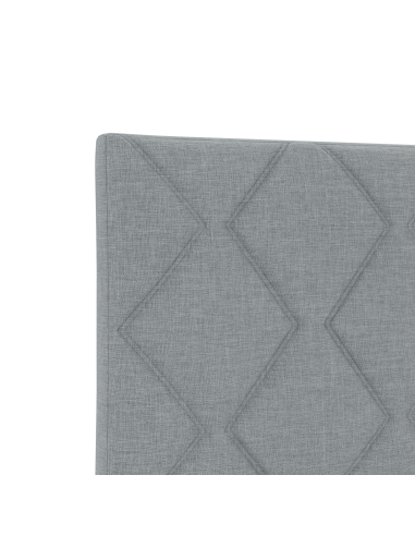 Testiera con testiera Grigio chiaro 80 cm Pelle Sintetica