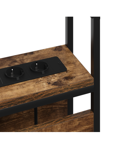 Testata contenitore Rovere fumo 160 cm Legno multistrato