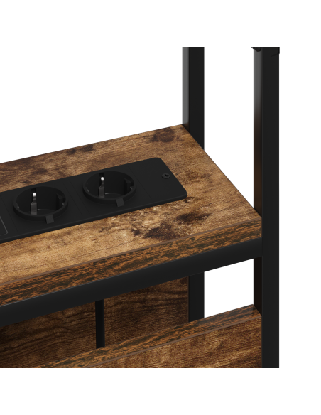 Testata contenitore Rovere fumo 160 cm Legno multistrato