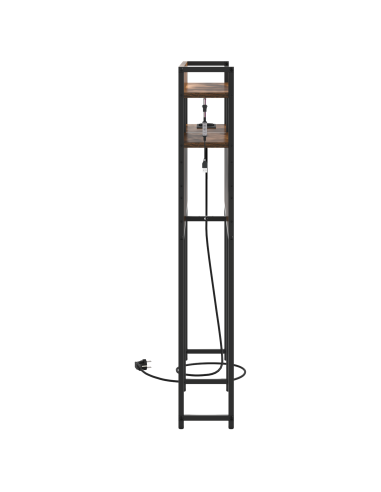 Testata contenitore Rovere fumo 80 cm Legno multistrato