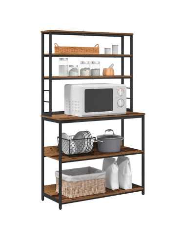 Mensola da cucina Legno vecchio 100 x 40 x 168 cm