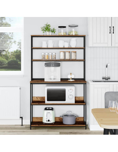 Mensola da cucina Legno vecchio 100 x 40 x 168 cm