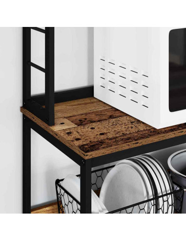Mensola da cucina Legno vecchio 100 x 40 x 168 cm