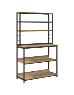 Mensola da cucina Rovere artigianale 100 x 40 x 168 cm 2