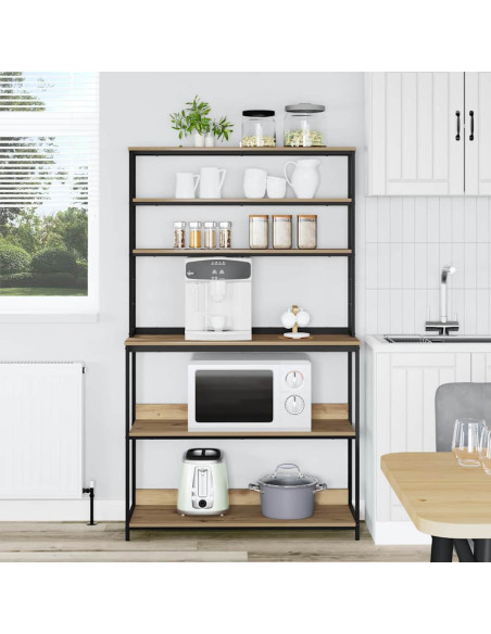 Mensola da cucina Rovere artigianale 100 x 40 x 168 cm