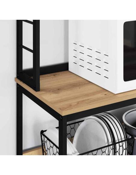 Mensola da cucina Rovere artigianale 100 x 40 x 168 cm