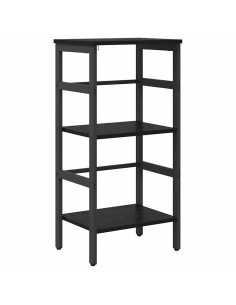 Libreria Rovere Nero 40 x 29,5 x 81 cm Legno multistrato 2