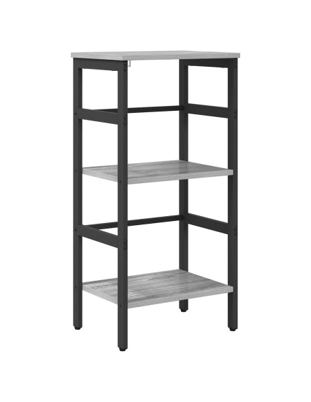 Libreria Grigio Sonoma 40 x 29,5 x 81 cm Legno multistrato