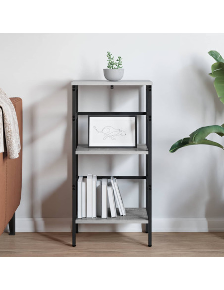 Libreria Grigio Sonoma 40 x 29,5 x 81 cm Legno multistrato
