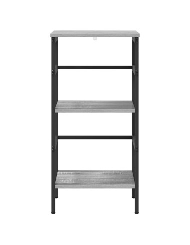 Libreria Grigio Sonoma 40 x 29,5 x 81 cm Legno multistrato