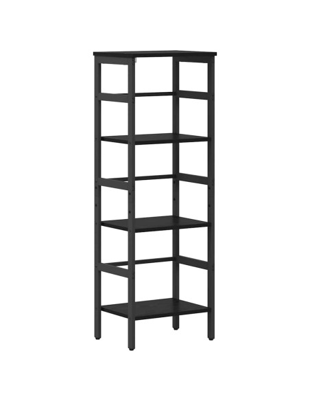 Libreria Rovere Nero 40 x 29,5 x 115 cm Legno multistrato