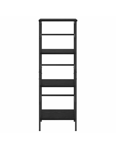 Libreria Rovere Nero 40 x 29,5 x 115 cm Legno multistrato