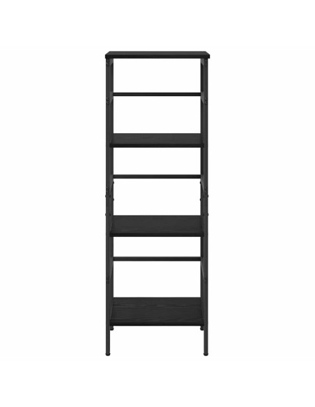 Libreria Rovere Nero 40 x 29,5 x 115 cm Legno multistrato